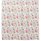 Boho Muster Duschvorhang (Vorderseite)