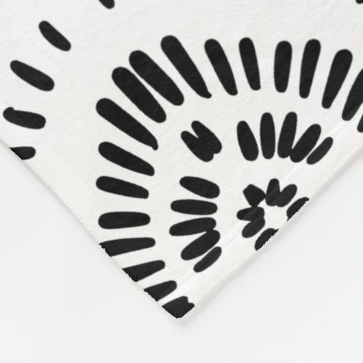 Boho Muster für Hühner Fleecedecke (Ecke)