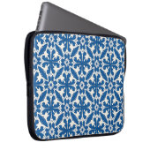 Boho-Muster in Blau – Elegant & Kühn Laptopschutzhülle (Vorne Rechts)
