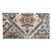 BOHO Muster Paare King Size Kissenbezug (Rückseite-Rechts)