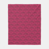 Boho-Muster-Schlips Fleecedecke (Vorderseite)