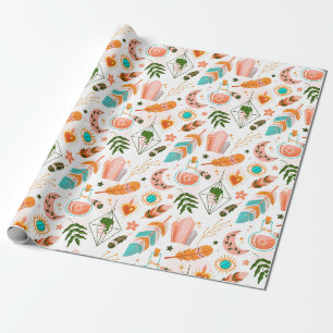 Boho Muster Wrapping Paper Geschenkpapier