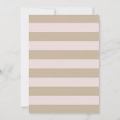 Boho Muted Rainbow Baby Shower Invitation Einladung (Rückseite)