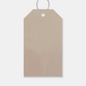 Boho Mutes Fall Floral Brautparty Geschenkanhänger (Rückseite)