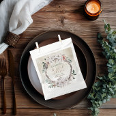 Boho Mutes Fall Floral Brautparty Geschenktütchen