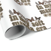 Boho-Mutterschaft in meiner weichen Mama-Ära Vinta Geschenkpapier (Rolleneckpunkt)