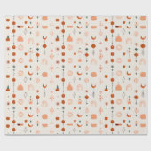 Boho-Muttertags-Geschenkverpackungspapier Geschenkpapier (Flach)