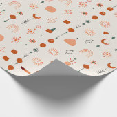 Boho-Muttertags-Geschenkverpackungspapier Geschenkpapier (Ecke)
