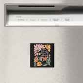 Boho-Muttertum Retro-Blumen-Muttertag Magnet (In Situ (Geschirrspüler))