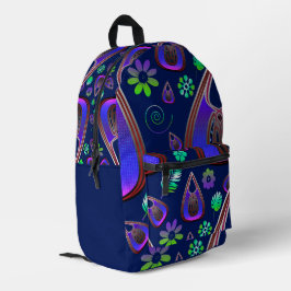 Boho My Treasure 0 Pattern Bedruckter Rucksack