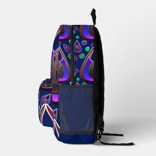 Boho My Treasure 0 Pattern Bedruckter Rucksack (Rechts)