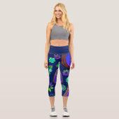 Boho My Treasure 0 Pattern Capri Leggings (Vorderseite)
