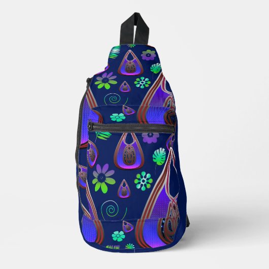 Boho My Treasure 0 Pattern Crossbody Bag (Vorderseite)