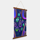 Boho My Treasure 0 Pattern Wandteppich Mit Holzrahmen (Gewinkelt)