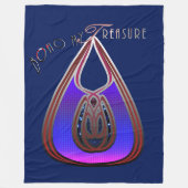 Boho My Treasure Fleecedecke (Vorderseite)
