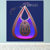 Boho My Treasure Leinwanddruck (Insitu (Holzboden))