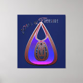 Boho My Treasure Leinwanddruck (Vorderseite)