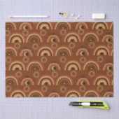 Boho Mystic Eye Rainbow Brown Hintergrund Seidenpapier (Handwerk)