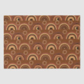 Boho Mystic Eye Rainbow Brown Hintergrund Seidenpapier (Vorderseite)