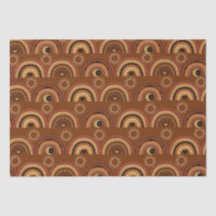 Boho Mystic Eye Rainbow Brown Hintergrund