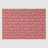 Boho Mystic Eye Rainbow Rose Hintergrund Seidenpapier (Vorderseite)
