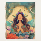 Boho Mystic Spiritual Woman Illustration  Planer (Vorderseite)