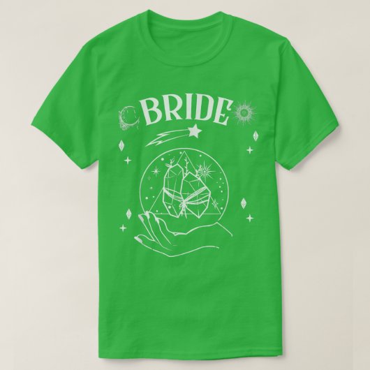 Boho Mystic Tarot Celestial Bachelorette Bride Bri T-Shirt (Design vorne)