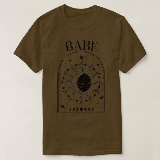 Boho Mystic Tarot Celestial Bachelorette Bride Bri T-Shirt (Design vorne)