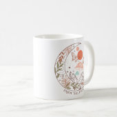 Boho Mystical Moon Kaffeetasse (VorderseiteRechts)