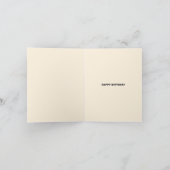 Boho Mystical Sun Birthday Karte (Innenseite)