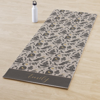 Boho Mystical Zen Celestial Pattern Yogamatte