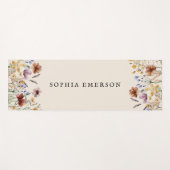 Boho Name Yoga-Matte Yogamatte (Vorderseite (Horizontal))