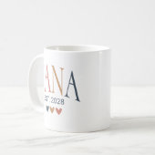 Boho Nana Tasse | Personalisiertes Großmutter-Gesc (Vorderseite Links)