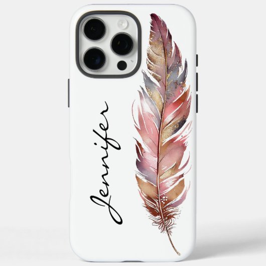 Boho Native American Feather iPhone Case-Mate iPhone Hülle (Rückseite)