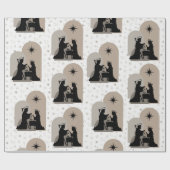 Boho Nativity Collection Geschenkpapier (Flach)