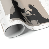 Boho Nativity Collection Geschenkpapier (Rolleneckpunkt)