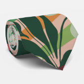 Boho Natur liebt Blumenmuster Krawatte (Gerollt)