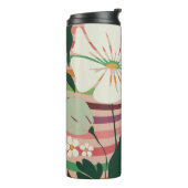Boho Natur liebt Blumenmuster Thermosbecher (Nach links gedreht)