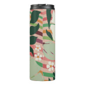 Boho Natur liebt Blumenmuster Thermosbecher (Rückseite)