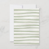 Boho Nature Baby Shower Clothesline Bücher für Bab Einladung (Rückseite)