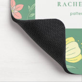 Boho Nature Floral Mousepad (Ecke)