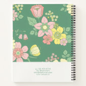 Boho Nature Floral Notizblock (Rückseite)