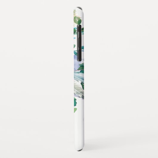 Boho natürlich elegantes Blumen Case-Mate iPhone Hülle (Hinten/Links)