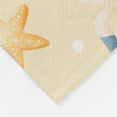 Boho Nautical Boat Lighthouse Muster Fleecedecke (Ecke)