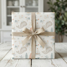 Boho-Nautik-Ozean-Baby-Shower-Geschenkpapier