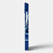 Boho Navy Blue Bandanna Case-Mate iPhone Hülle (Rückseite / Links)