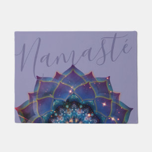 Boho Nebula Blüte Mandala-Design Fußmatte