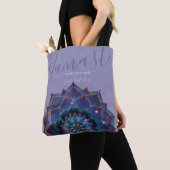 Boho Nebula Blüte | Mandala-Design Tasche (Von Nahem)