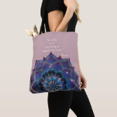 Boho Nebula Blüte | Mandala-Design Tasche (Von Nahem)