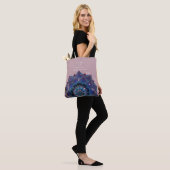Boho Nebula Blüte | Mandala-Design Tasche (Am Model)